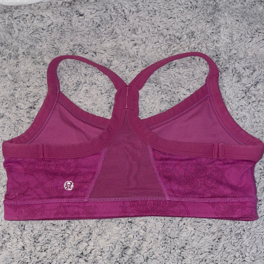 Lululemon Athletica Raspberry Sports Bra - Picture 3 of 4